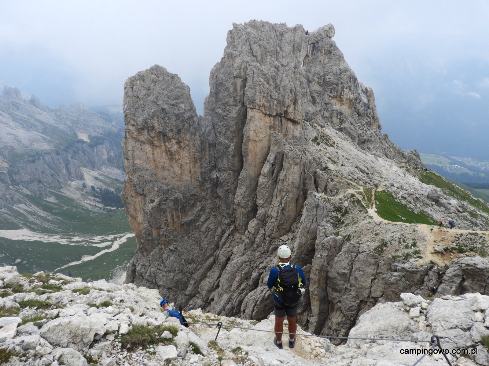 dolomity-catinaccio-ferrata-roda-di-vael-campingowo